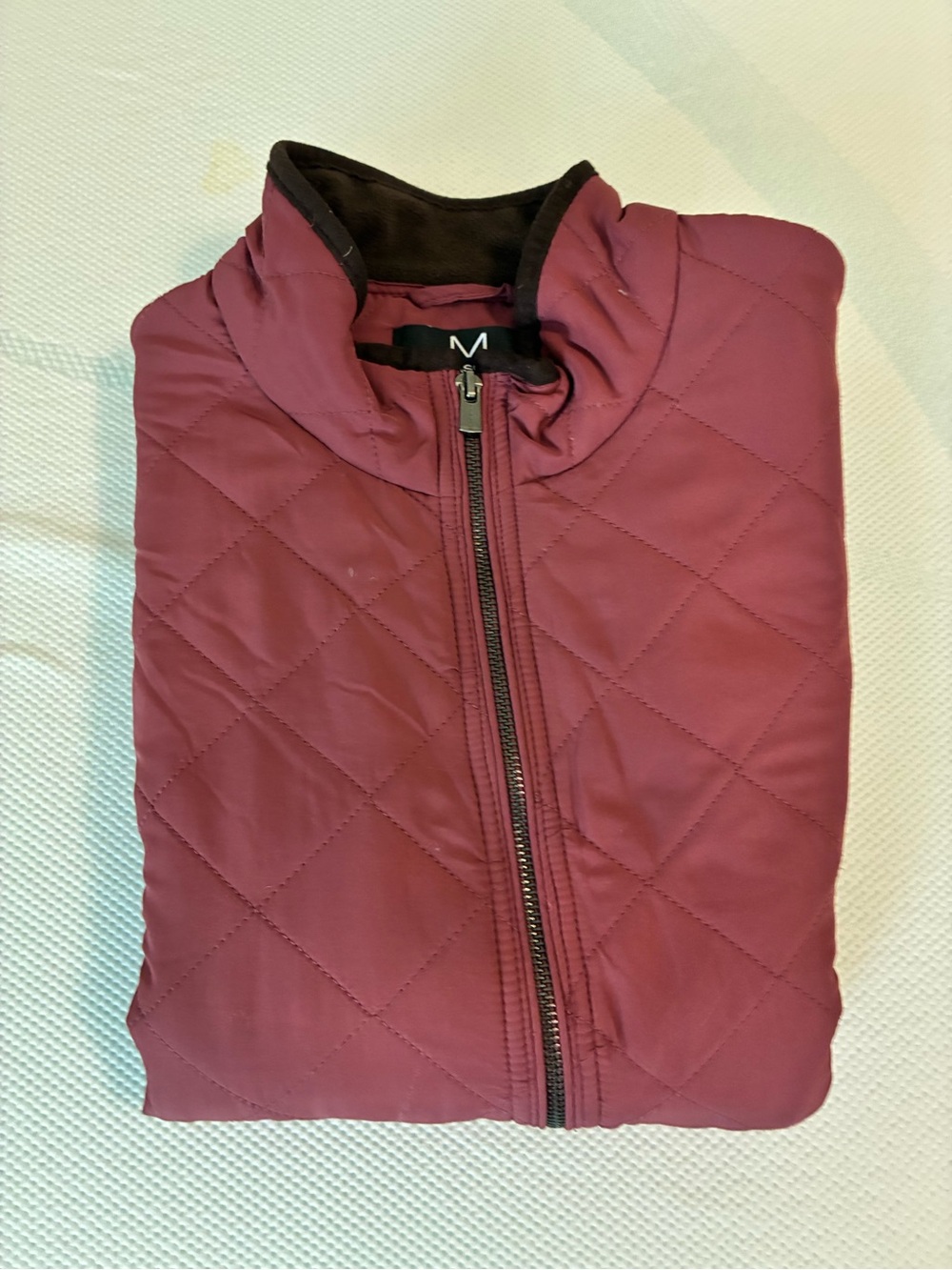 Magaschoni Quilted Zip-Up Jacket in Rose